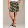 Toad & Co Women's Sunkissed Weekend Skort Black Botanic Print