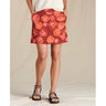 Toad & Co Women's Sunkissed Weekend Skort Grenadine Tie Dye Print