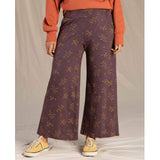 Toad&co Women's Chaka Wide Leg Pant Raisin titch Print / S