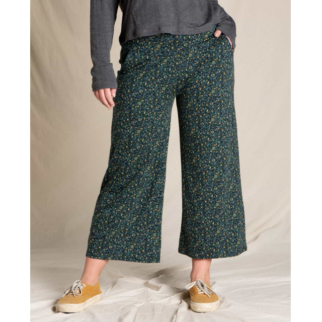 Toad&co Women's Chaka Wide Leg Pant Big Sky Vine Print