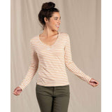 Toad & Co Women's Rose Ls Tee Salt Stripe