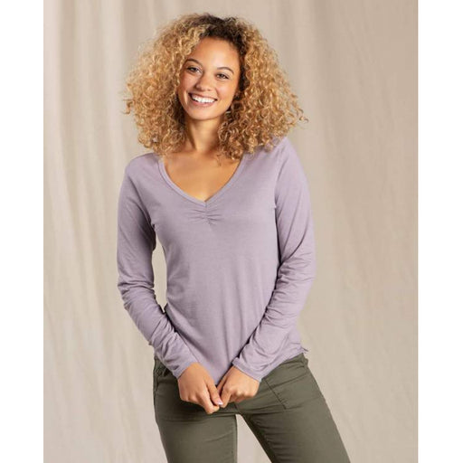 Toad & Co Women's Rose Ls Tee Lavender