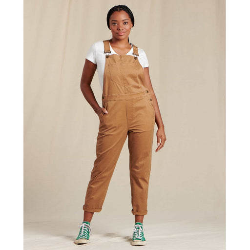 Toad & Co Women's Cottonwood Overall Tabac Vintage Wash