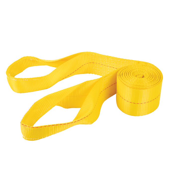Erickson 3″ x 15′  9,000 lb Tow Strap with Loops YEL /  / 3INX15FT