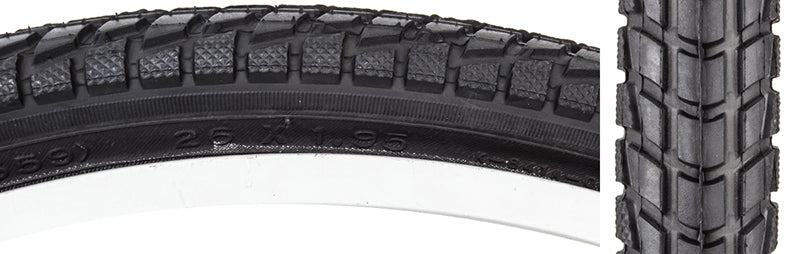 Sunlite KOMFORT ROAD TIRE BLACK/BLACK / 26X1.95