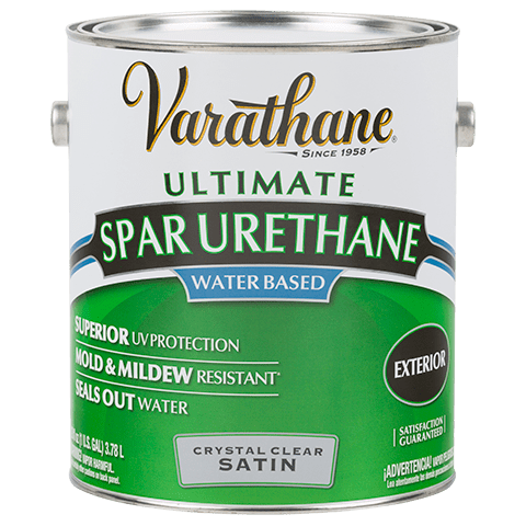 VARATHANE GAL Ultimate Spar Urethane Water Based- Satin (2 PACK) CRYSTAL_CLEAR