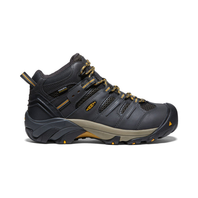 Keen Utility Lansing Mid Waterproof (Steel Toe) RAVEN/TAWNY_OLIVE