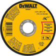 Dewalt 4-1/2 IN. X .045 IN. X 7/8 IN. Aluminum Oxide Metal Cutting Wheel BLK / 7/8IN