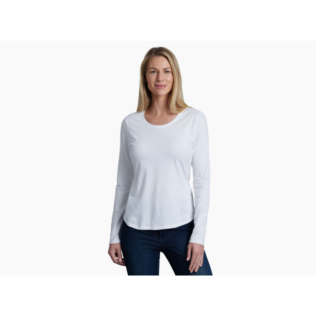 Kuhl Clothing Women's Bravada Long Sleeve White