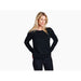 Kuhl Clothing Women's Sonata Pointelle Sweater Black