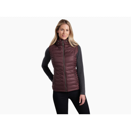 Kuhl Clothing Women's Spyfire Hooded Vest Kalamata