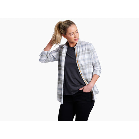 Kuhl Clothing Women's Kamila Flannel Sage