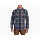 Kuhl Clothing Men's Disordr Flannel LS osaic Blue / M