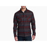 Kuhl Clothing Men's Disordr Flannel LS Brick Charcoal