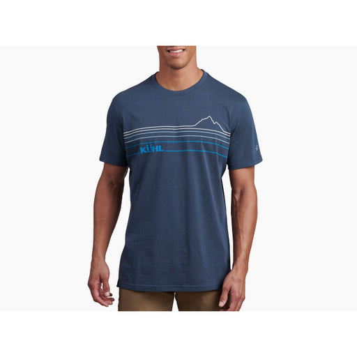 Kuhl Clothing Men's Mountain Lines Tee Pirate Blue