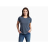 Kuhl Clothing Women's Konstance Short Sleeve Metal Blue