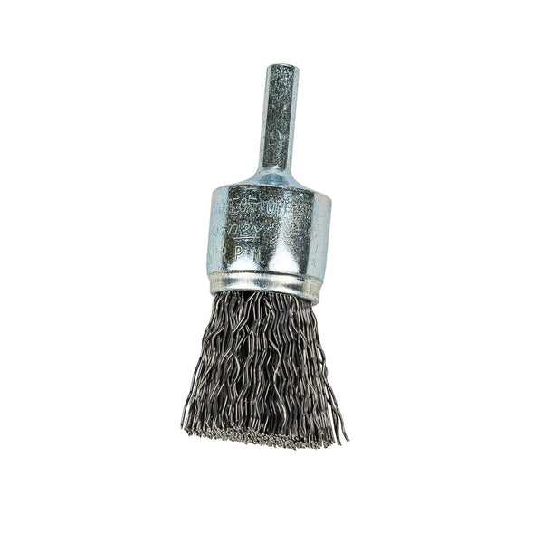 Command PRO Cup Brush, Crimped, 2-1/2 in x .008 in x 1/4 in Shank
