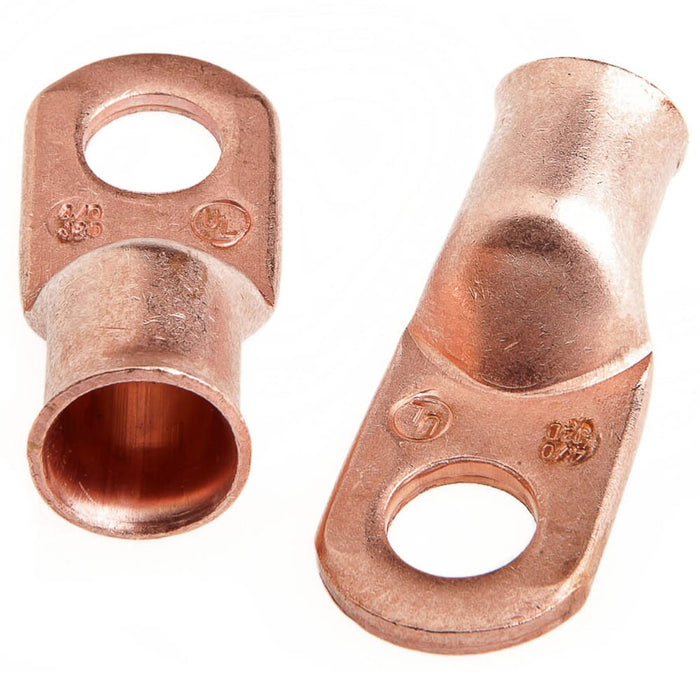 Forney Lug for Number 4/0 Cable, 1/2 in Stud, Premium Copper F4/0