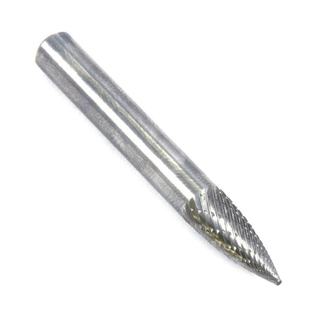 Forney Tungsten Carbide Burr, 1/4 in Tree Pointed (SG-1) 3PT / 1/4IN