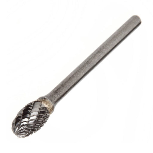 Forney Tungsten Carbide Burr, 1/4 in Oval Shaped (SE-51) CYLINDER / 1/4IN
