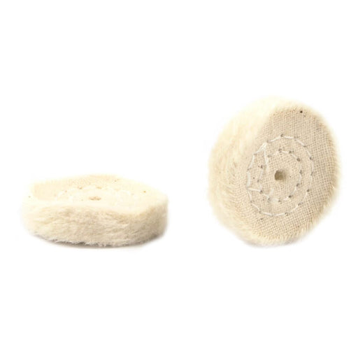 Forney Buffing Wheel, Cotton, Replacement, 1 in (2-Pack)
