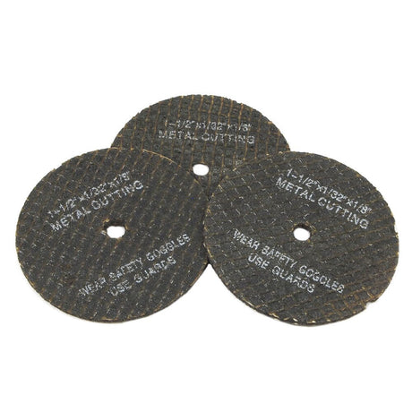 Forney Cut-Off Wheels, Replacements 1-1/2 in, 3-Piece