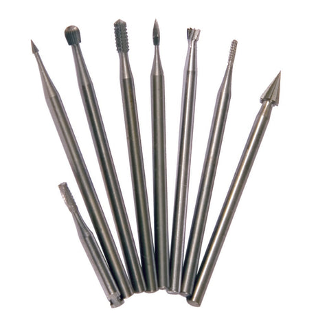 Forney 8-Piece Mini Steel Burr Set