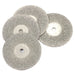 Forney Diamond Wheels, Replacements, 3/4 in, 4-Piece
