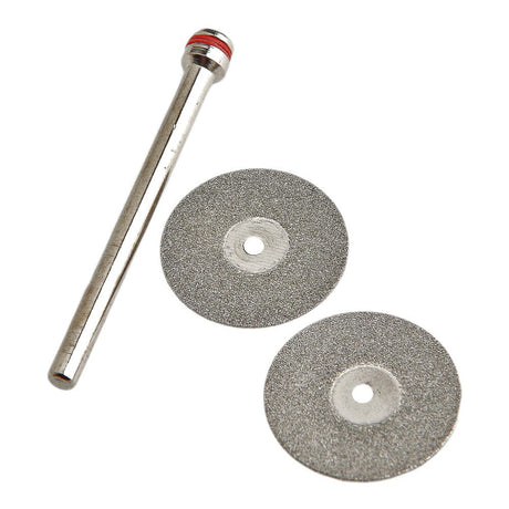 Forney Diamond Wheel Kit, 3/4 in with 1/8 in Mandrel, 3-Piece