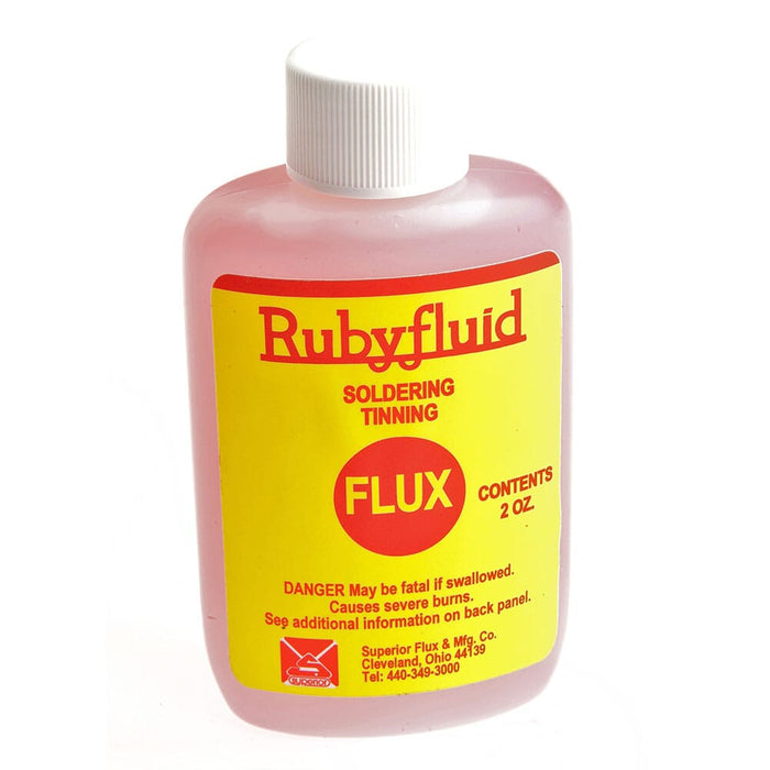 Forney Water Soluble Liquid Flux, Rubyfluid, 2 Ounce