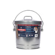 Behrens Galvanized Steel Trash Can with Locking Lid, 6 Gallon