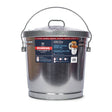 Behrens Galvanized Steel Trash Can with Locking Lid, 10 Gallon