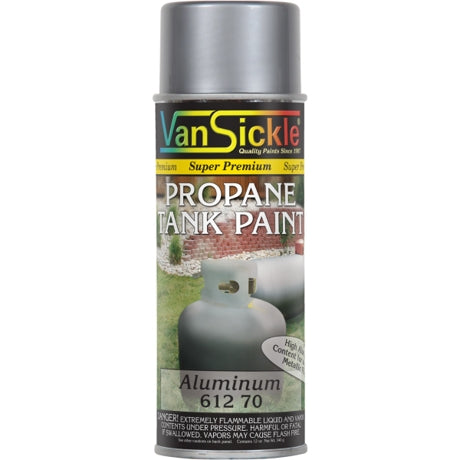 Van Sickle Propane Tank Paint 12 Oz Spray - Satin Aluminum Aluminum