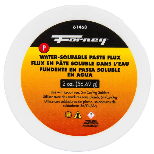 Forney Water Soluble Flux, Paste, 2 Ounce