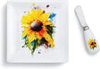 Dean Crouser Sunflower Plate with Spreader Set