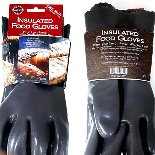 Norpro Insulated Food Gloves, 1 Pair, Grey
