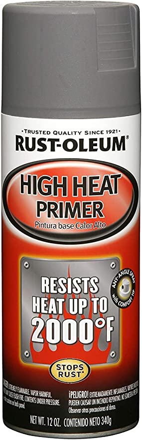RUST-OLEUM 12 OZ High Heat Gray Primer Spray