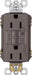 Pass & Seymour 15A Spec Grade Tamper Resistant Self Test GFCI Receptacle, Brown BROWN