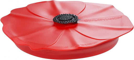 Charles Viancin Silicone 6 Inch Poppy Lid RED
