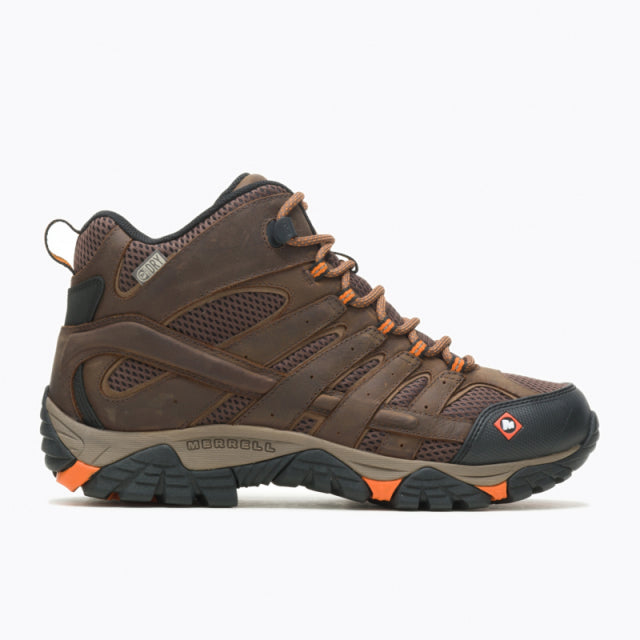 Merrell Men's Moab Vertex Mid Waterproof SR Clay