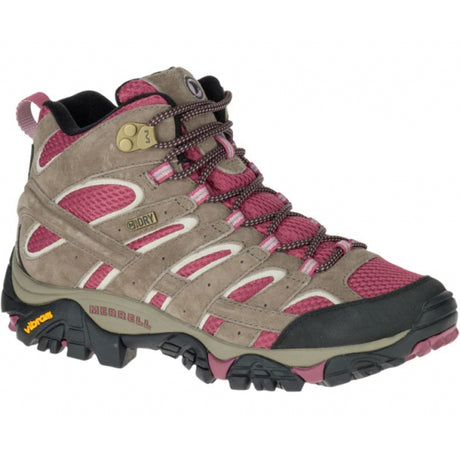 Merrell Women's Moab 2 Mid Waterproof Boulder/Blush