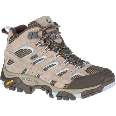 Merrell Women's Moab 2 Mid Waterproof Brindle