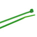 Forney Cable Ties, 4 in Green Ultra Light-Duty, 100-Pack