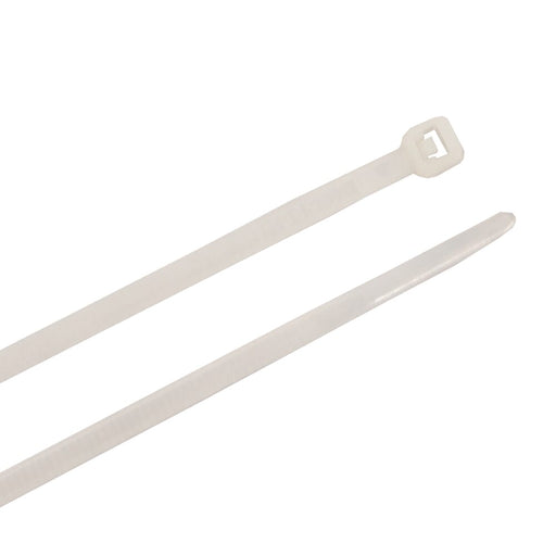 Forney Cable Ties, 8 in Natural Ultra Light-Duty, 100-Pack