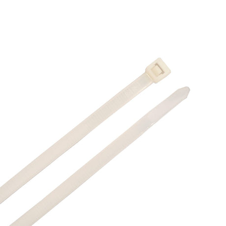 Forney Cable Ties, 8 in Natural Standard Duty, 25-Pack