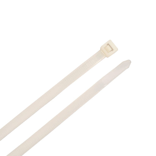 Forney Cable Ties, 8 in Natural Standard Duty, 25-Pack