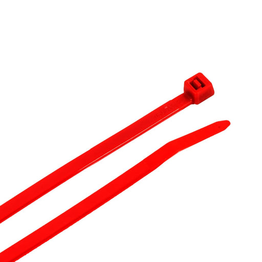 Forney Cable Ties, 8 in Red Standard Duty, 100-Pack