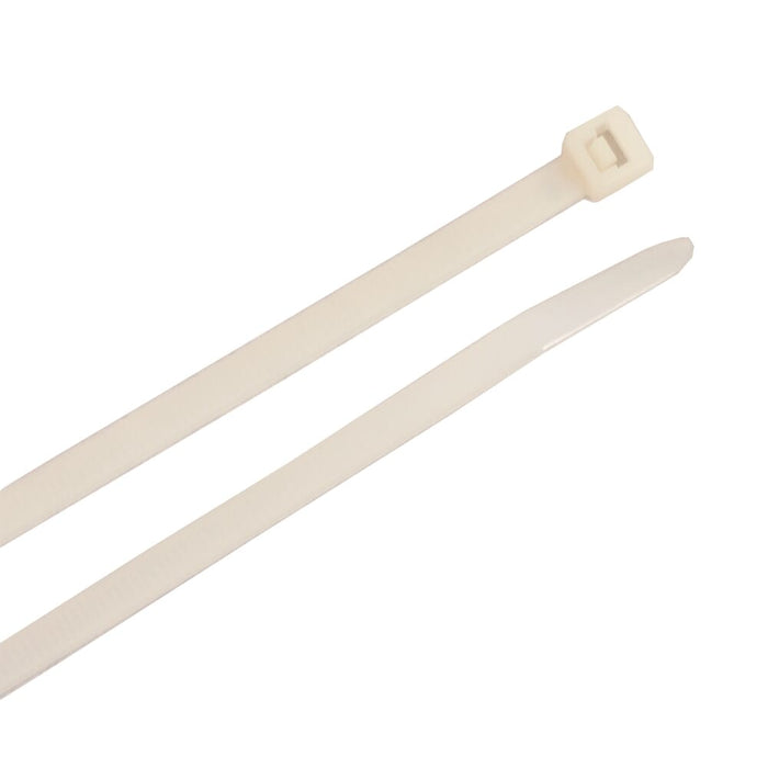 Forney Cable Ties, 12 in Natural Standard Duty, 25-Pack