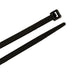 Forney Cable Ties, 12 in Black Standard Duty, 100-Pack