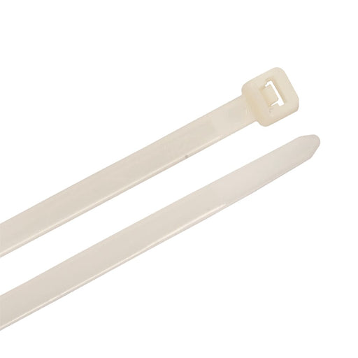 Forney Cable Ties, 14-1/2 in Natural Standard Duty, 25-Pack
